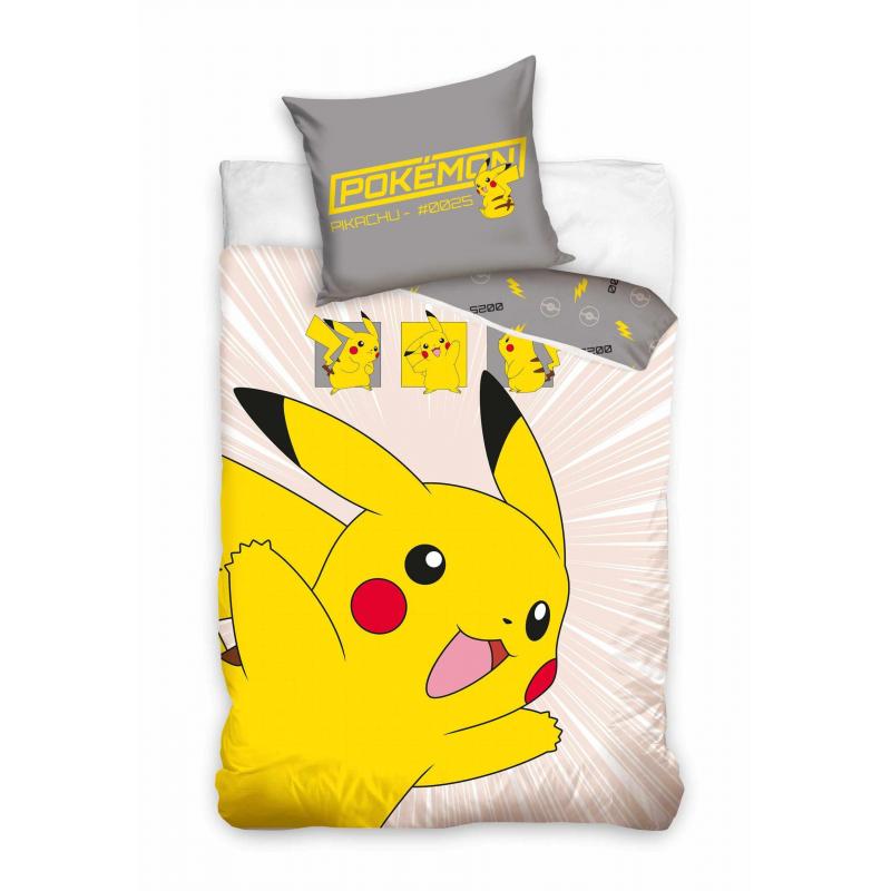 Pikachu Dekbedovertrek #0025 - 140 x 200 cm - 70 x 90 cm