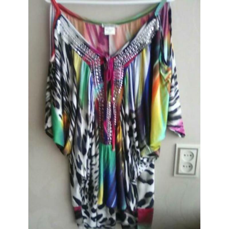 Mooie blouse My Story, met open schouder maat M