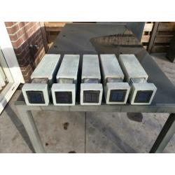Solar buitenverlichting 5 stuks. Alle 5 werken prima.