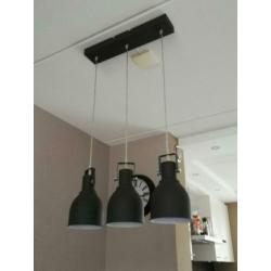 Hanglamp Hoogte is nu 95,5 cm (verstelbaar) 3 lampen