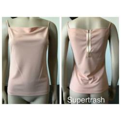 Supertrash jurk tuniek mini jurkje goud beige pailletten 36