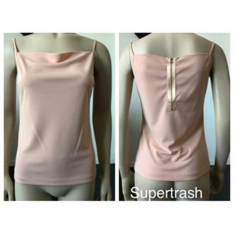 Supertrash jurk tuniek mini jurkje goud beige pailletten 36