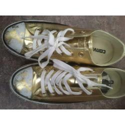 Converse All Star gouden gympen maat 37