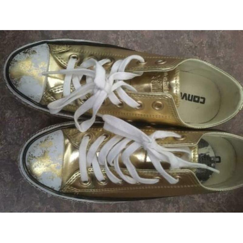 Converse All Star gouden gympen maat 37