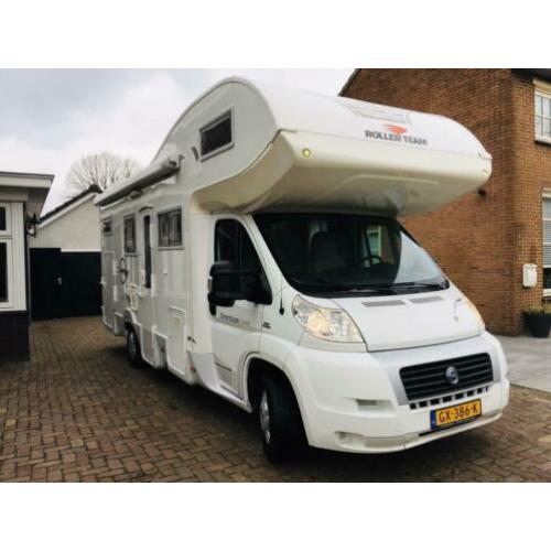 Camper fiat roller team alkoof xxl garage 6 persoons airco