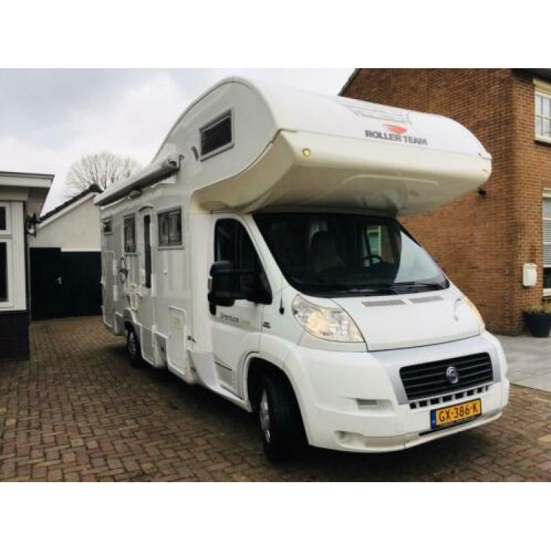 Camper fiat roller team alkoof xxl garage 6 persoons airco