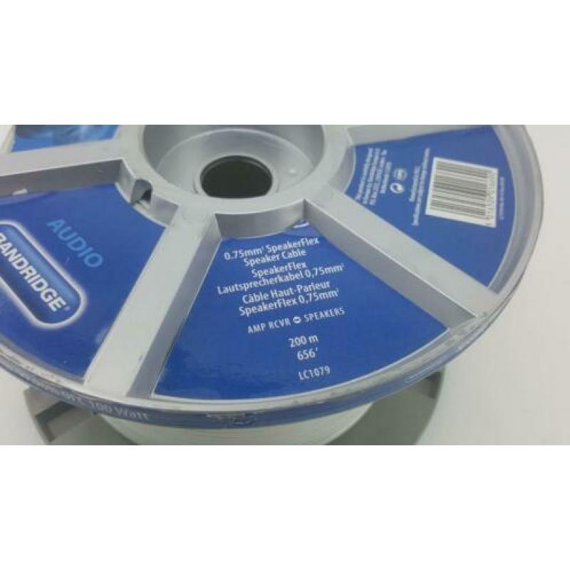 Haspel met 200 meter Speaker Kabel twv.€79,-