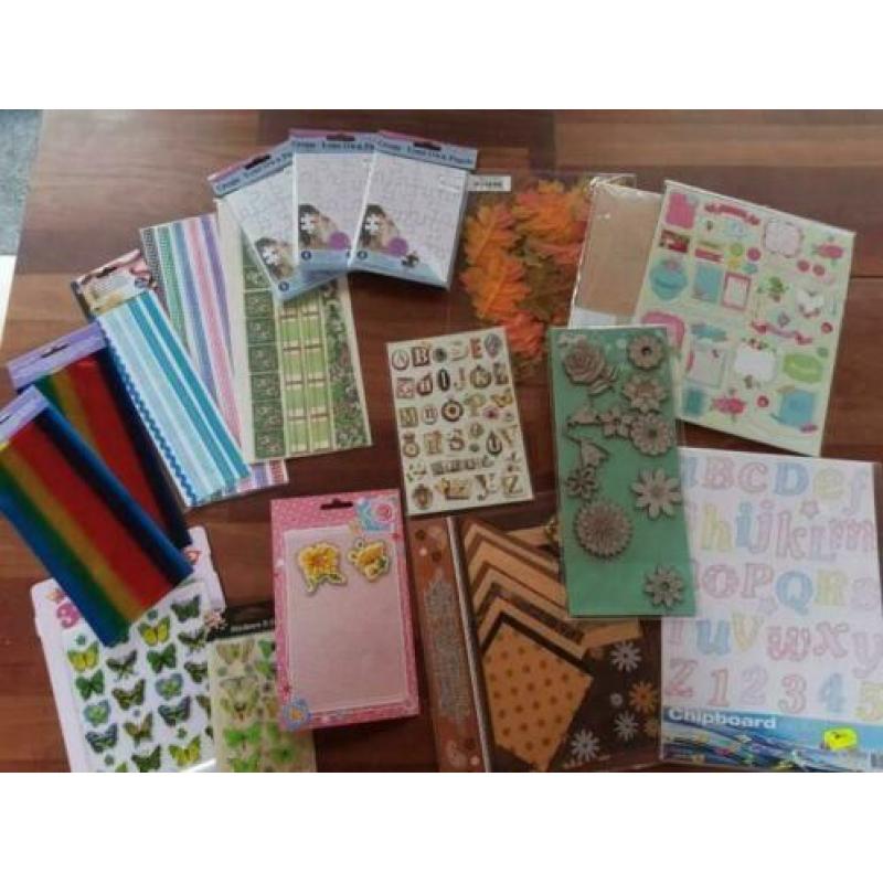 pakket voor scrapbooking, kaarten maken of knutselen