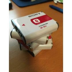 5 Sony NP-BG1, 1 Pantona +oplader