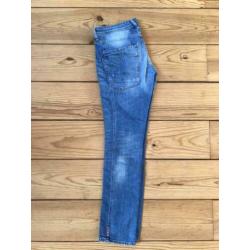 H&M 32 Sqin jeans spijkerbroek blauw egf