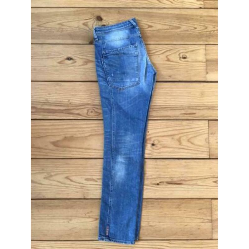 H&M 32 Sqin jeans spijkerbroek blauw egf
