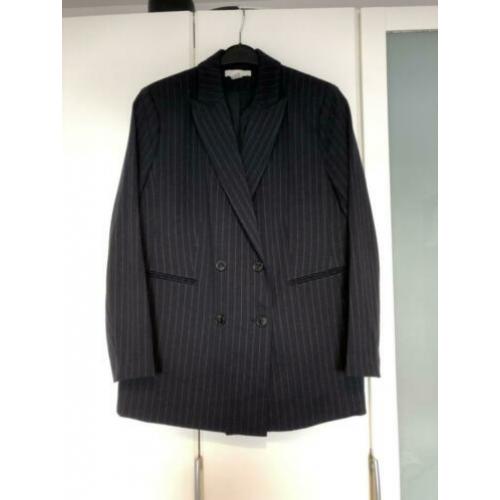 Donkerblauw krijtstreep colbert H&M, 46, NIEUW