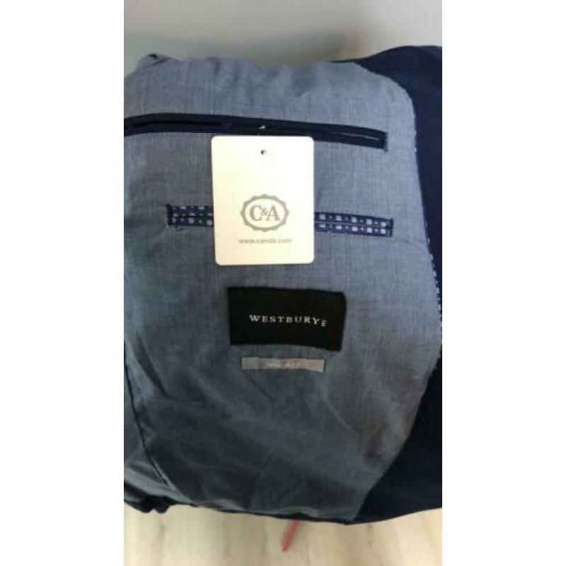 Nieuwe donkerblauwe colbert