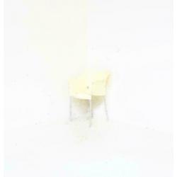 Kartell Dr. No Stoelen, Kantinestoelen, Stapelbaar, CREME