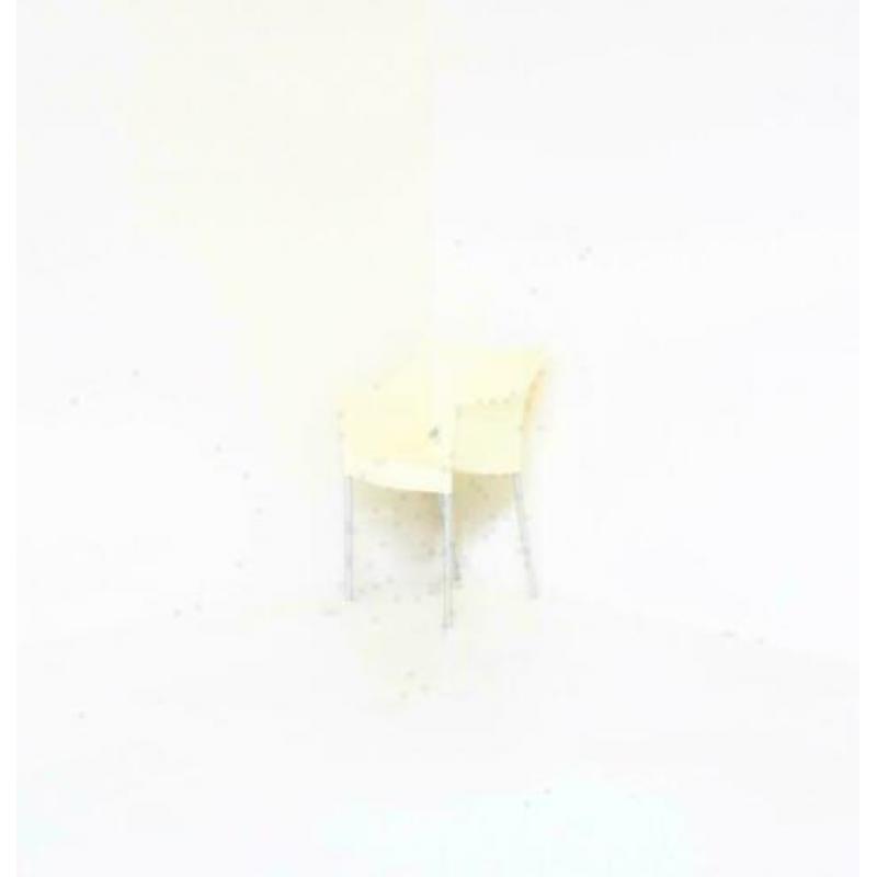Kartell Dr. No Stoelen, Kantinestoelen, Stapelbaar, CREME