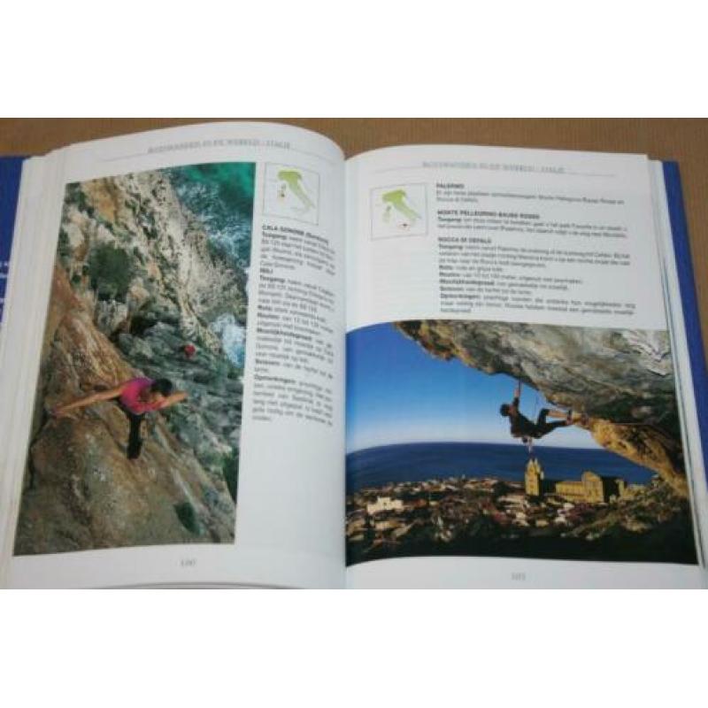 Fraai boek over klimmen, klimtechnieken, boulderen etc
