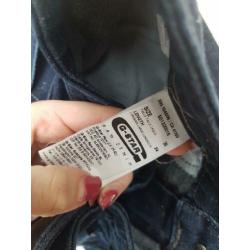 Dames g-star broek dark denim.