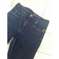 Dames g-star broek dark denim.