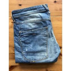 H&M 32 Sqin jeans spijkerbroek blauw egf