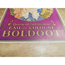 Boldoot eau de cologne reclame poster