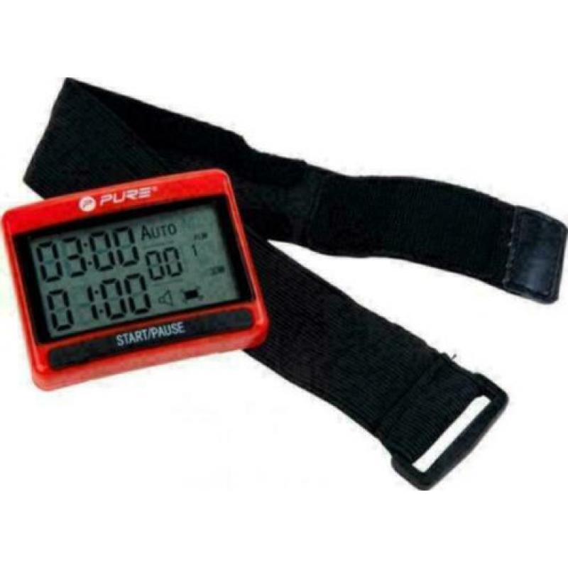 Pure2Improve interval Trainer 7,5 x 6 cm rood/zwart (nieuw)