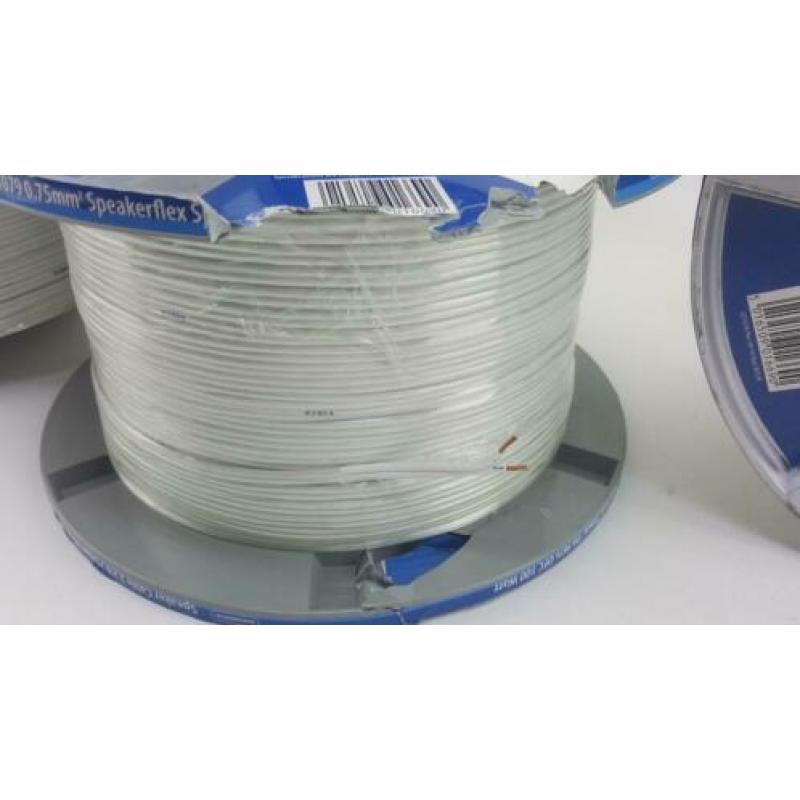 Haspel met 200 meter Speaker Kabel twv.€79,-