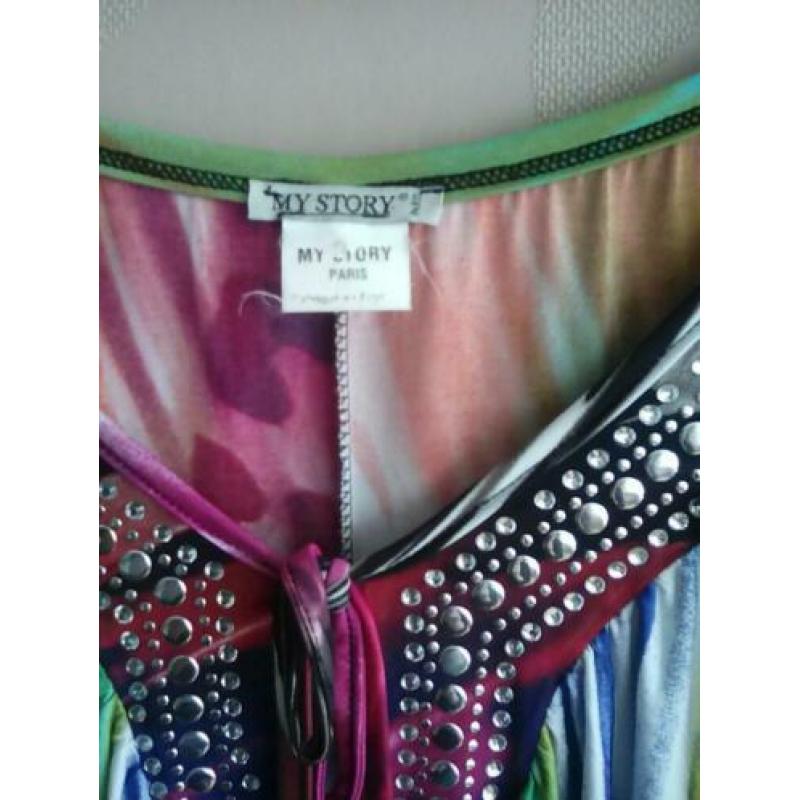 Mooie blouse My Story, met open schouder maat M