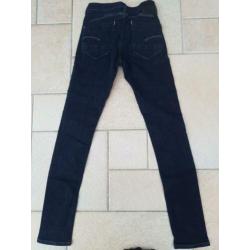 Dames g-star broek dark denim.