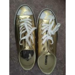 Converse All Star gouden gympen maat 37