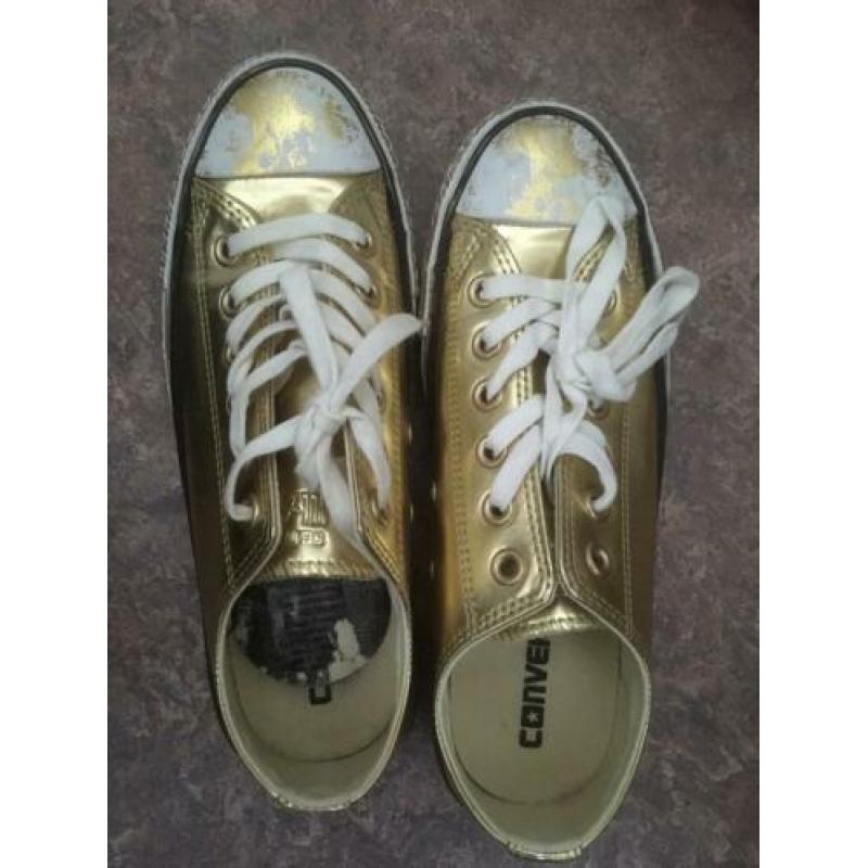 Converse All Star gouden gympen maat 37