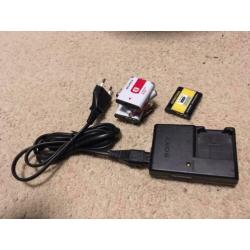 5 Sony NP-BG1, 1 Pantona +oplader
