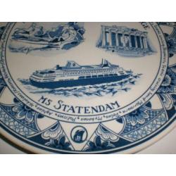 Wandbord Holland America Line, m.s Statendam 1994