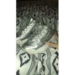 Fila zilver maat 38