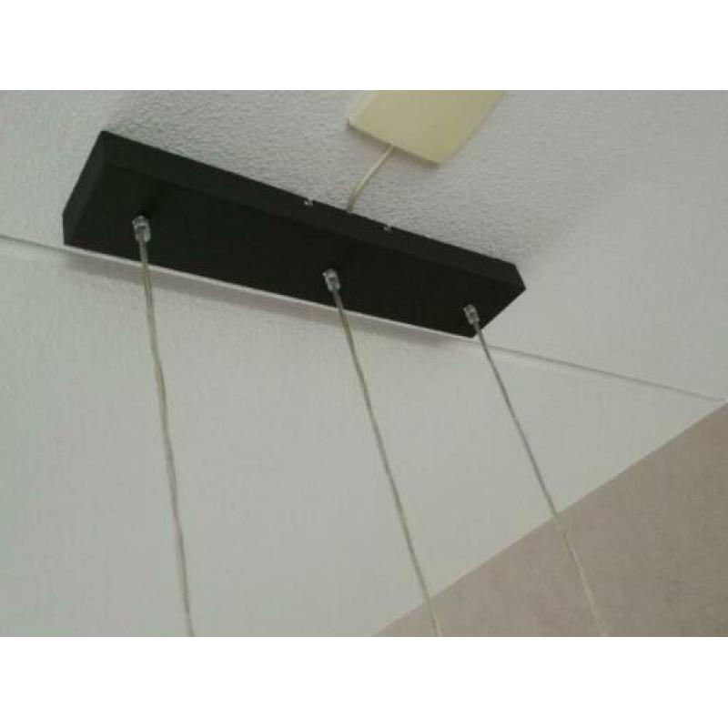 Hanglamp Hoogte is nu 95,5 cm (verstelbaar) 3 lampen