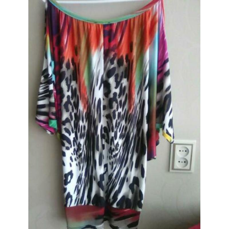Mooie blouse My Story, met open schouder maat M
