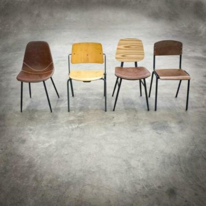 Tweedehand horeca design stoelen, restaurant cafe stoel 571