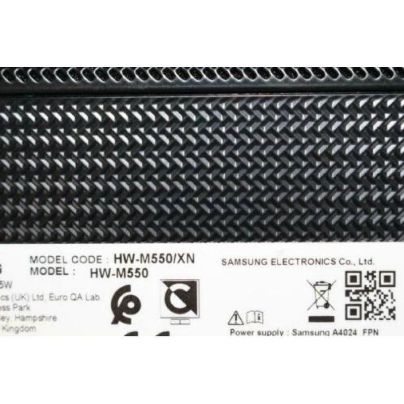 Samsung HW-M550 Soundbar plus subwoofer.