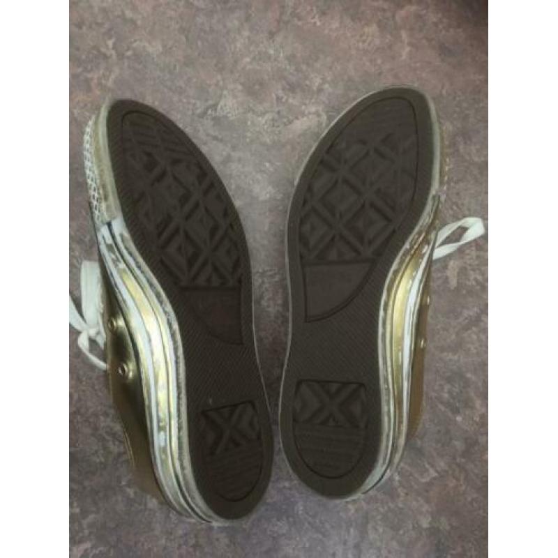 Converse All Star gouden gympen maat 37