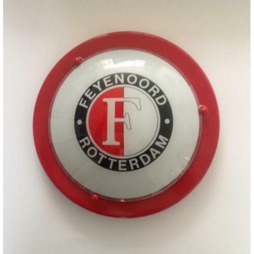 ORIGINELE " FEIJENOORD " PLAFONNIÈRE MET LOGO uit 1993