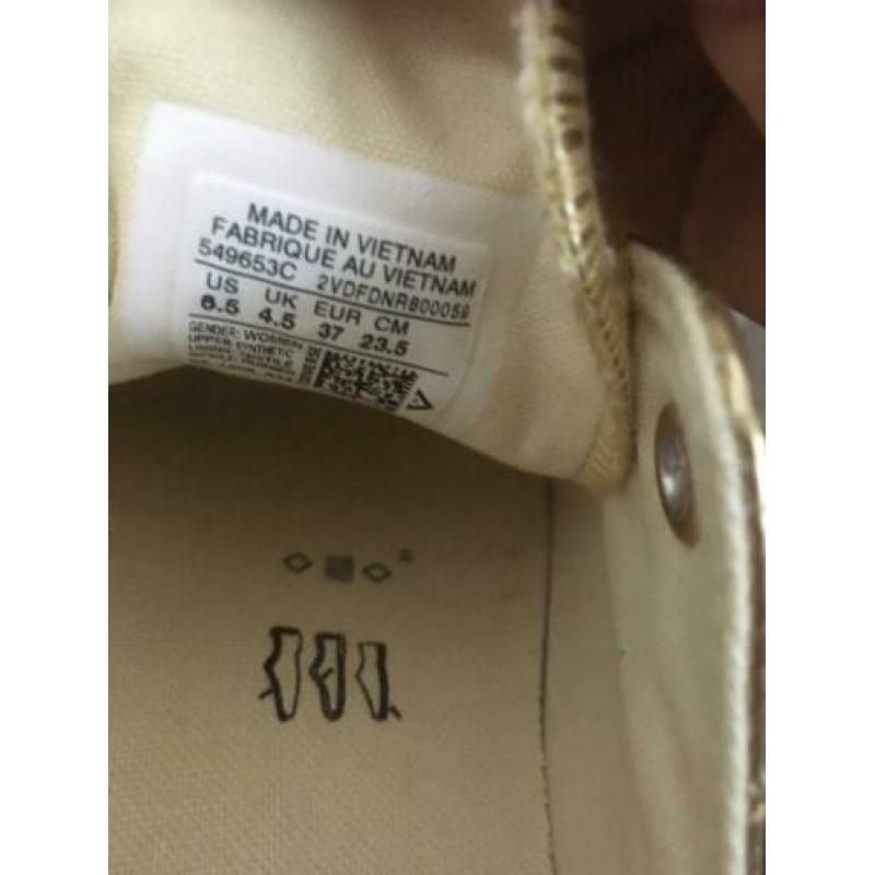 Converse All Star gouden gympen maat 37