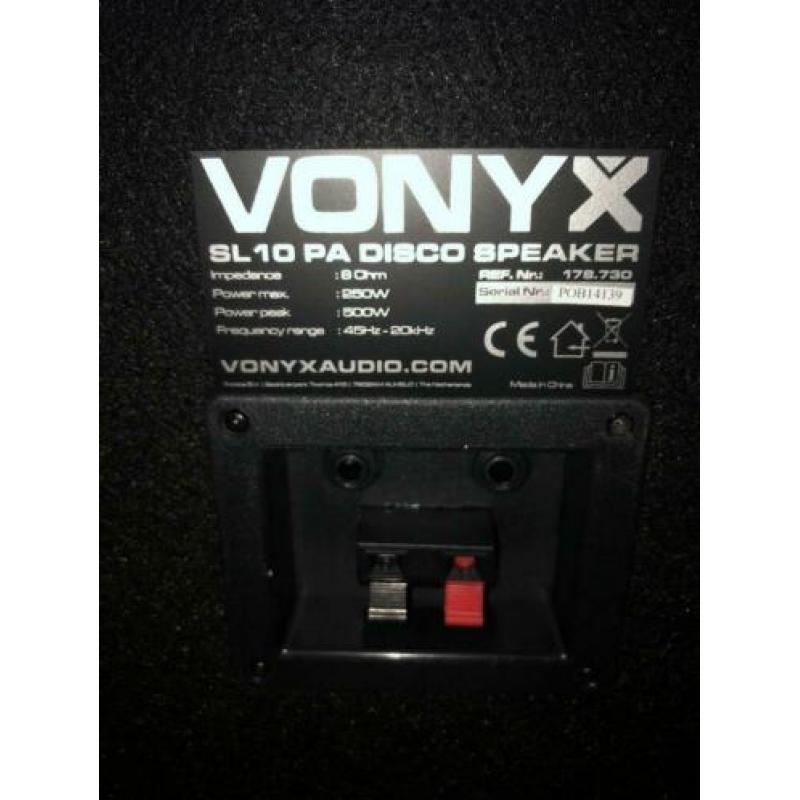 Vonyx disco speakers