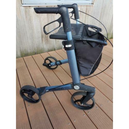 Rollator Handicare Gemino 30 RVS in zeer mooie staat.