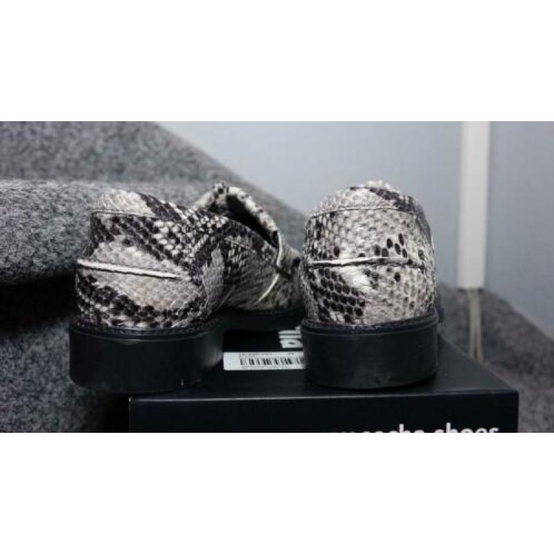 nieuwe echt leren SACHA tijger print schoenen