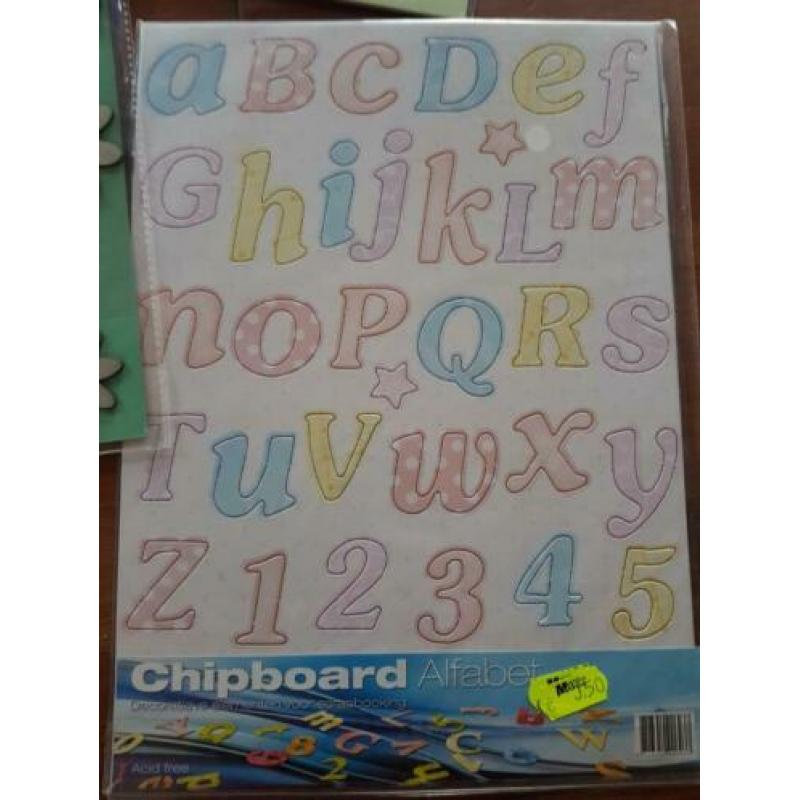 pakket voor scrapbooking, kaarten maken of knutselen