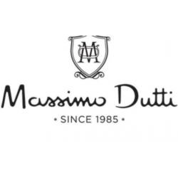 Massimo Dutti overhemd. Wit blauw bolletjes. Maat M. Slim fi