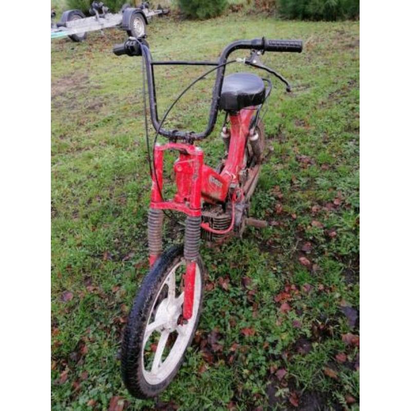 Tomos zonder kenteken!