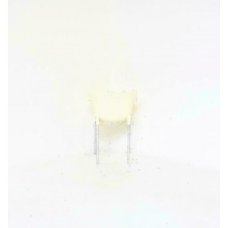 Kartell Dr. No Stoelen, Kantinestoelen, Stapelbaar, CREME