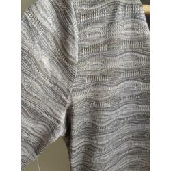 Supertrash jurk zilverkleurig