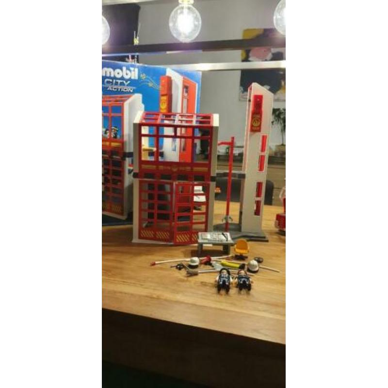playmobil brandweer set