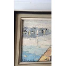 Olieverf schilderij Bremand